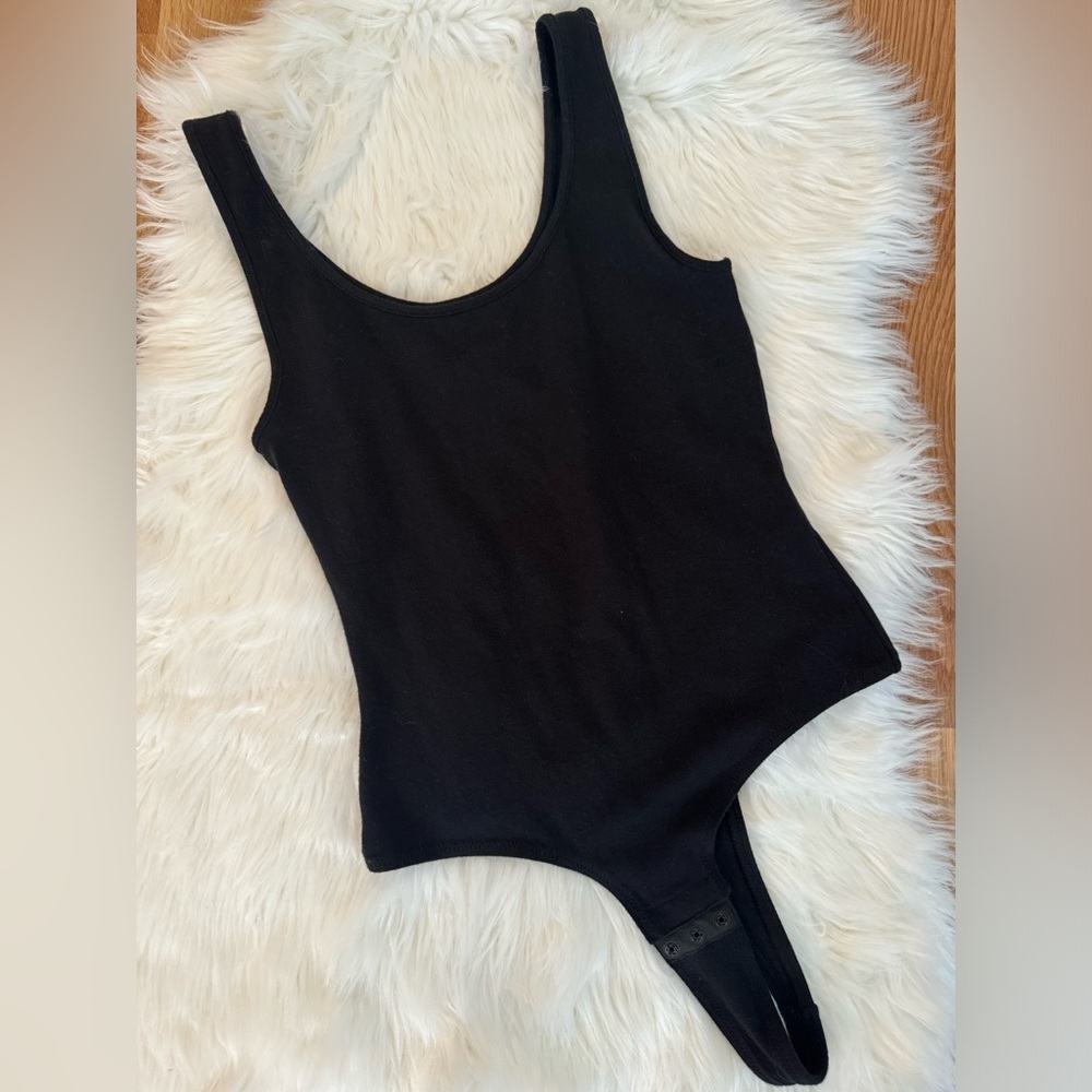 Madewell | Thong Bodysuit | Small | Black | NWT